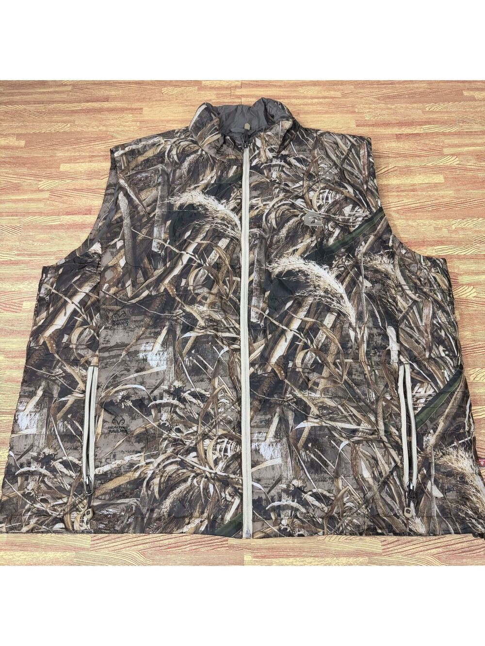 Gator Waders Shield Vest Mens XXL Realtree MAX-5 Camo Full Zip Hunting